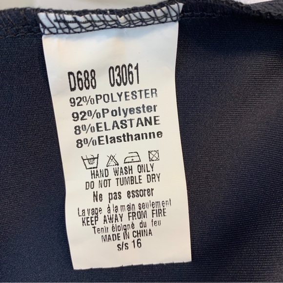 AX Paris | NW Plunge Hourglass Bodycon Midi Dress Navy Size 4 - Picture 15 of 16